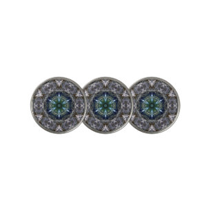 Folk Mandala Golf Ball Marker