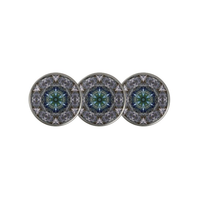 Folk Mandala  Golf Ball Marker (3 Up)