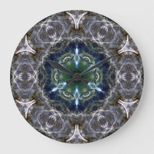 Folk Mandala Large Clock