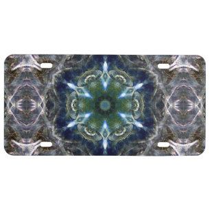 Folk Mandala License Plate