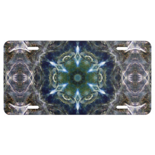 Folk Mandala License Plate