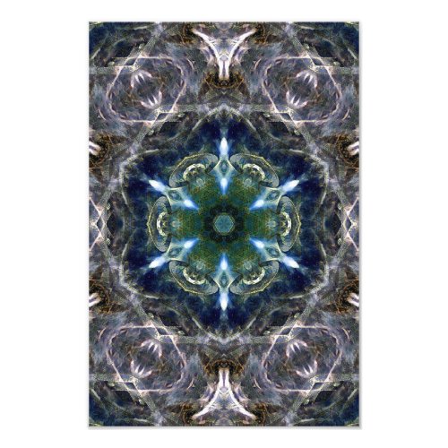 Folk Mandala  Photo Print