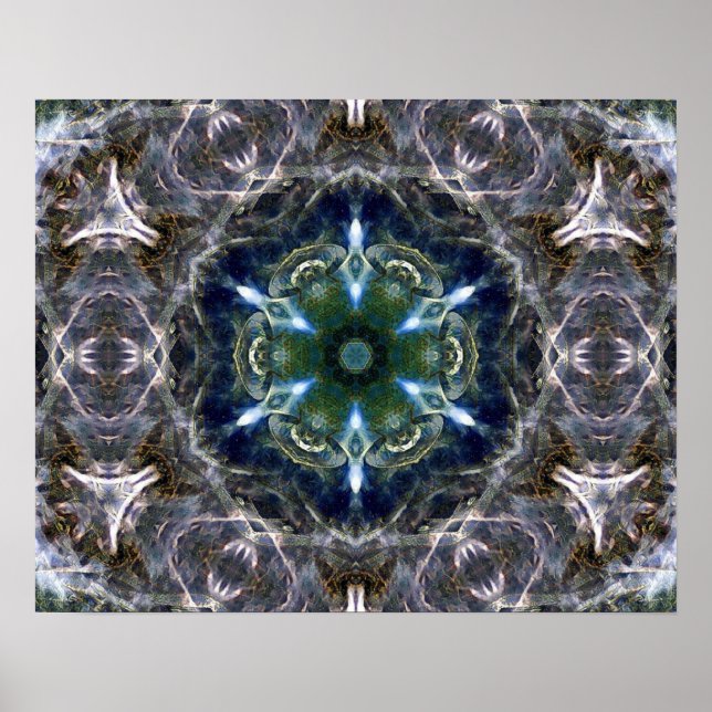 Folk Mandala  Poster (Front)