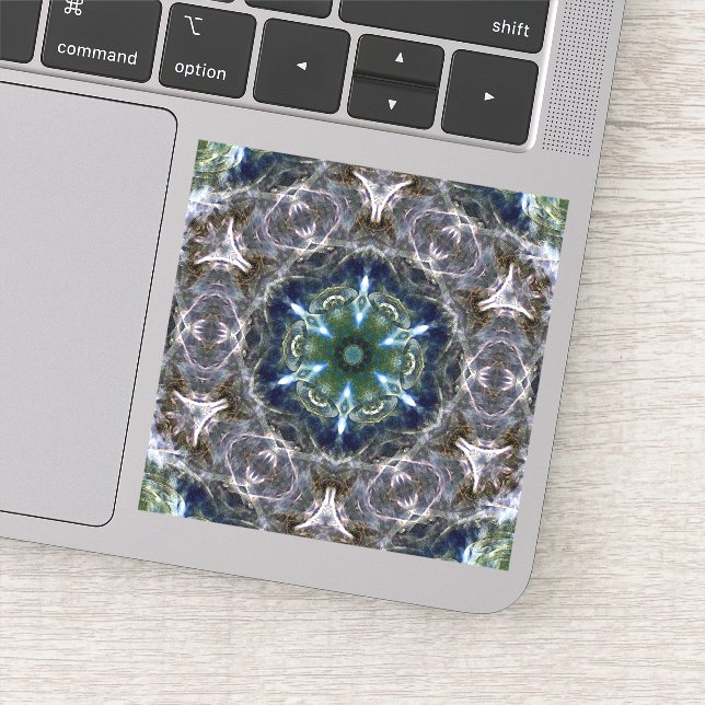 Folk Mandala  Sticker (Detail)