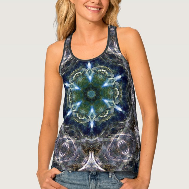 Folk Mandala  Tank Top (Front)