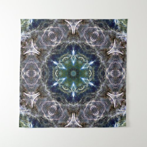 Folk Mandala  Tapestry