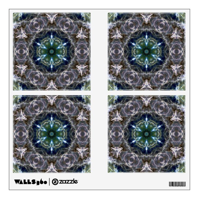 Folk Mandala  Wall Decal (Front)
