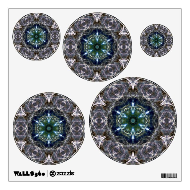 Folk Mandala  Wall Decal (Front)
