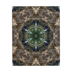 Folk Mandala Wood Wall Art