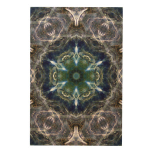 Folk Mandala  Wood Wall Art