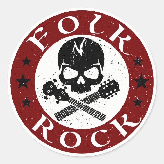 Folk N' Rock Stickers (Front)