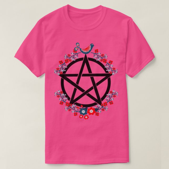 Folk Pentacle T-Shirt (Design Front)
