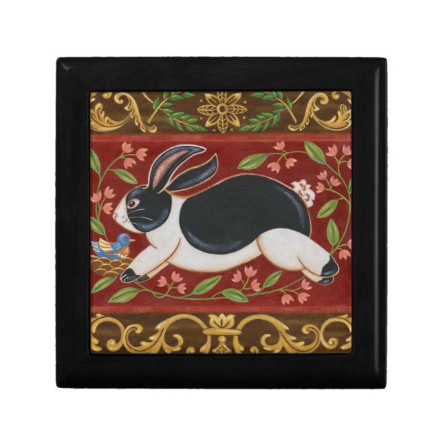 Folk Rabbit Gift Box (Front)