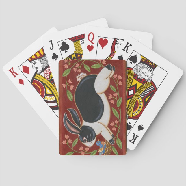 Folk Rabbit Poker Cards (Back)