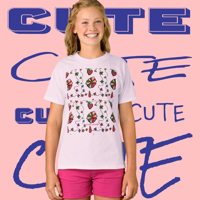 Folk Retro Quaint and Happy Art  T-Shirt (Creator Uploaded)