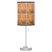 folk rock girl table lamp (Left)