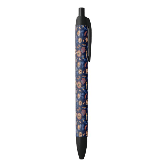 Folk Rustic Floral Pen (Bottom (Vertical))