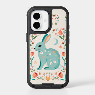 Folk Style Rabbit  iPhone 17 Case