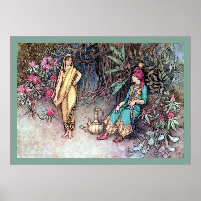 Folk Tales of Bengal ~ Vintage Fine Art Poster (Front)