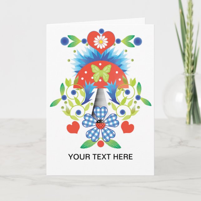 Folkfest Greeting Card (Front)