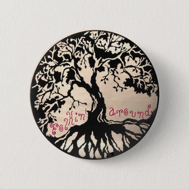 Folkin' Around Pinback Button (Front)