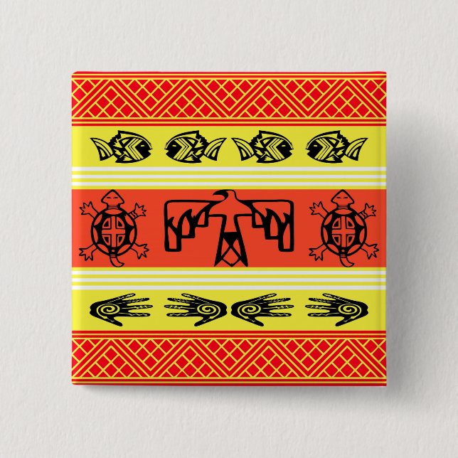 Folklore design button (Front)