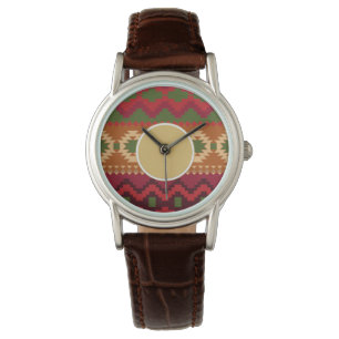 Folklore Nordic Pattern Personalized Gifts Decor Watch