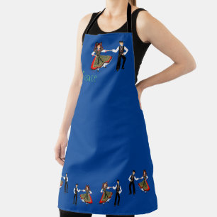 Folklore of Alsace, France Apron