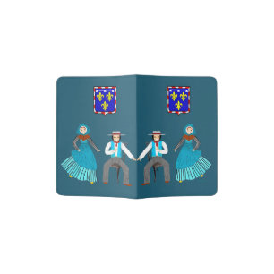 Folklore of Central France Passport Holder