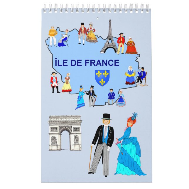 Folklore of Ile de France Calendar (Cover)