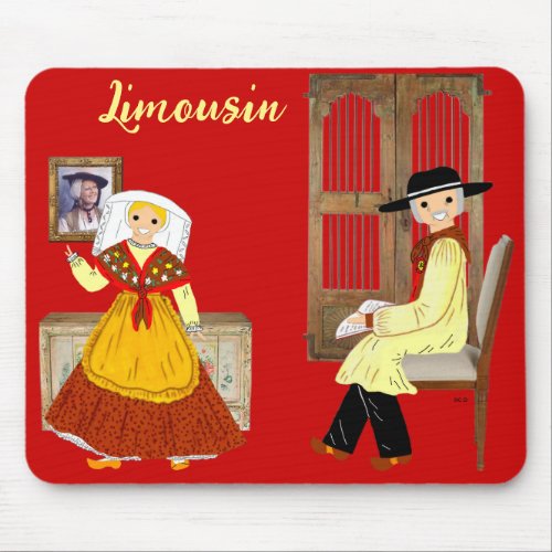 Folklore of Limousin France Mouse Pad