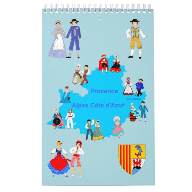Folklore of PACA, France Calendar (Cover)