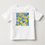 Folklore pattern with Ukrainian flag colors  Toddler T-shirt