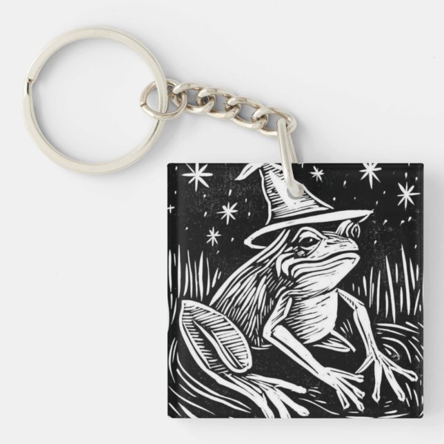 FolkloreFrogWizard Keychain (Front)