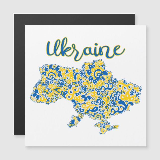 Folkloric pattern and Ukraine typography   (Front/Back)