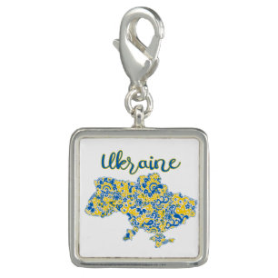 Folkloric pattern and Ukraine typography   Charm