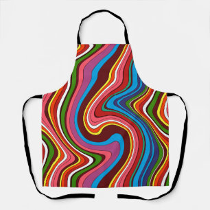 Folkloristic patterns abstraction apron