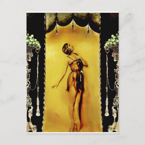 Follies Ballerina Postcard