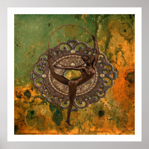 Follies Bergère in Paris 1920 Poster