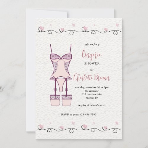 Follies Bridal Shower Invitation