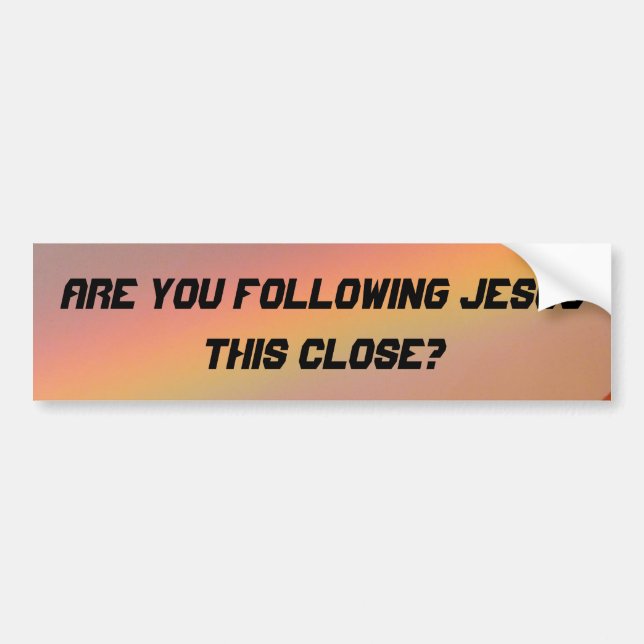 FOLLOW BUMPER STICKER (Front)