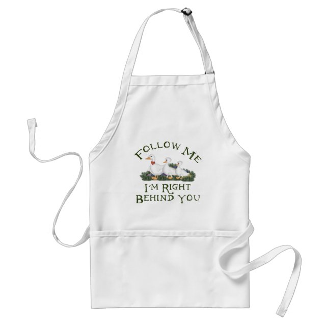 Follow Me Adult Apron (Front)