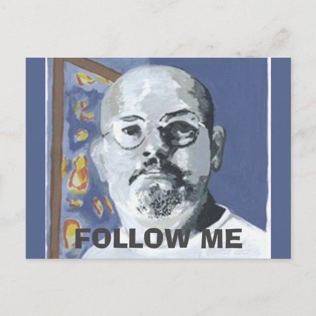 Follow Me Cafe Postcard (Front)