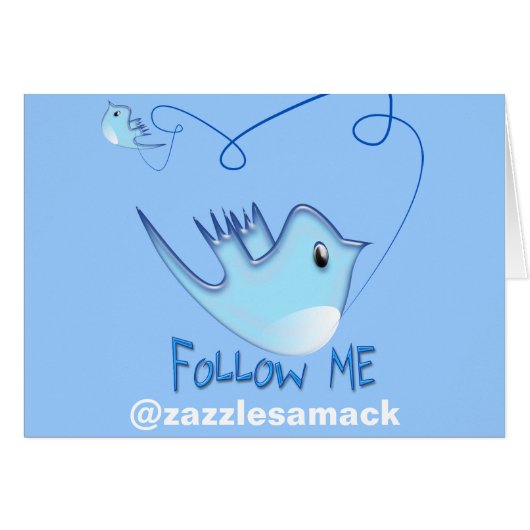 Follow Me Cards (Front Horizontal)