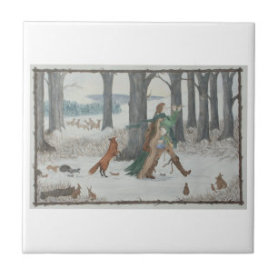 Follow Me! Ceramic Tile