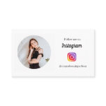follow me Instagram business/personal minimalist Calling Card follow me Instagram business/personal minimalist Calling Card