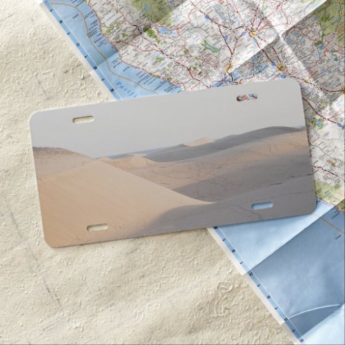 Follow me into the Desert 3 travel wall art License Plate