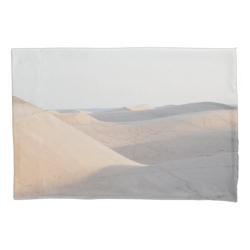 Follow me into the Desert 3 travel wall art Pillow Case