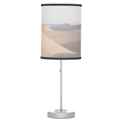 Follow me into the Desert 3 travel wall art Table Lamp