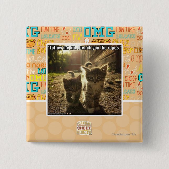 Follow Me Kid Button (Front)